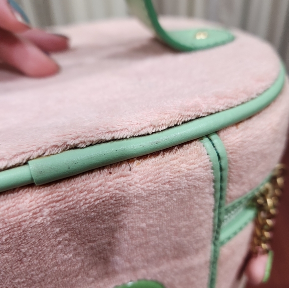 RARE Juicy Couture y2k Train Vanity Case Cosmetic Bag Purse Juicy Girls Club - Picture 5 of 15